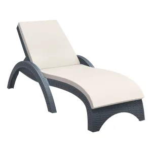 FL Fiji Hospitality Stackable Sunlounger with Cushion thumbnail 1