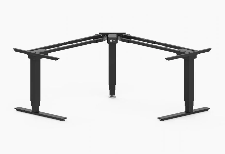 DD Selectric Height Adjustable Corner 301 Workstation Frame