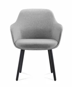 RL Aspen Fabric Upholstered 4 Metal Leg Visitor Tub Chair thumbnail 3