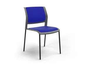 OL Game Fabric Upholstered Charcoal Shell Breakout Chair -4 Legs thumbnail 12