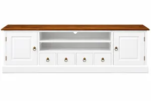 CT Tasmania Solid Timber 2 Door 4 Drawer Entertainment Unit thumbnail 2