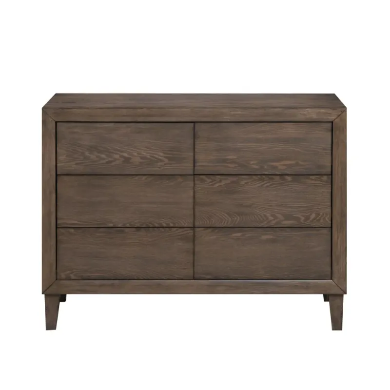 VI Sueno Solid Timber 6 Drawer Dressing Table