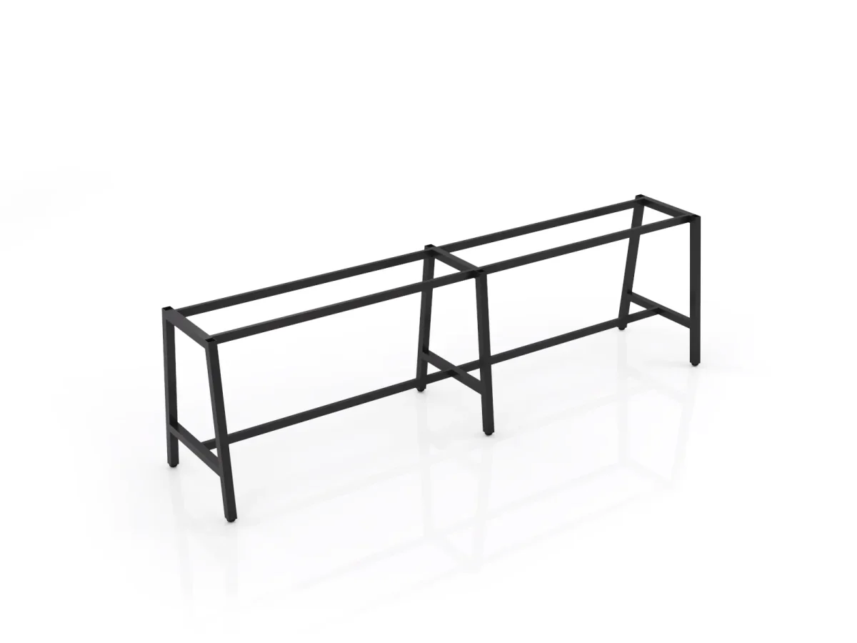 OL Trestle Metal Bar Leaner Frame