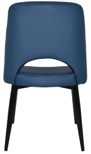 EZ Albury Black Metal Leg Upholstered Hospitality Dining Chair thumbnail 12