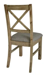 VI Cresswell Solid Timber Fabric Seat Dining Chair thumbnail 3