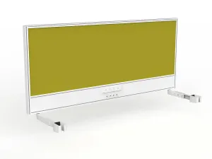 OL Studio Screen with Ducting for Agile Individual Desk – Splice Fabric with White Frame thumbnail 5