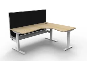 RL Boost Static Corner Desk with Aluminium Framed Screen thumbnail 20