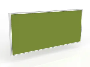 Ol Anvil Desk 6-User Double Sided Workspace with Splice Fabric Screen & White Frame thumbnail 11