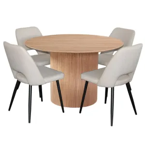 BT Zara Fabric Upholstered Metal Leg Dining Chair thumbnail 11