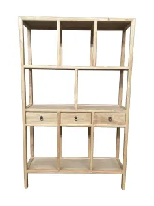 MF Chinese Antique Reproduction Recycled Timber Bookself Display Cabinet thumbnail 1