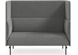 DD Noor Low Back Fabric Upholstered 2 Seater Lounge thumbnail 2