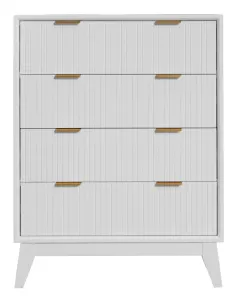 VI Ella Solid Timber 4 Drawer Tallboy thumbnail 5