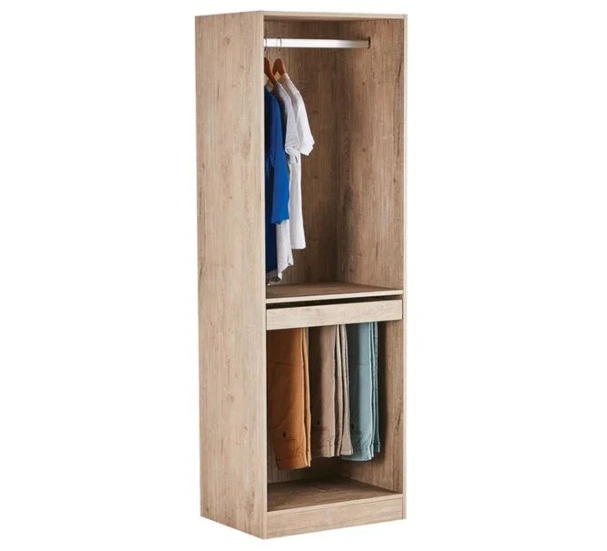 HE Bronte Wardrobe with Cloth Hanging and Pants Rack