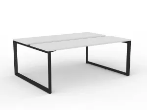 OL Anvil 2-User Double Sided Workspace – White Top with Black Frame thumbnail 8