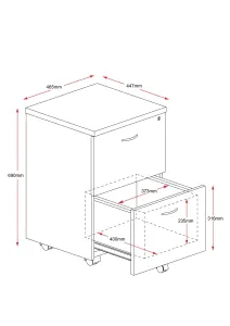 RL Rapid Worker Mobile Pedestal thumbnail 12