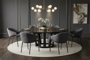 BT Manhattan Velvet Upholstered Dining Chair thumbnail 2
