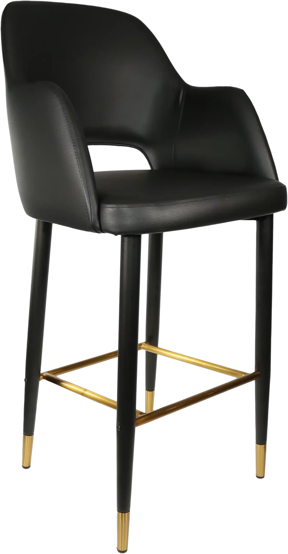 FL Sorbet Vinyl Upholstered Metal Leg Hospitality Barstool