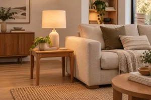 MD Pathway Solid Timber Square Lamp Table thumbnail 3