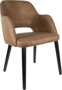 FL Sorbet Premium Vinyl Upholstered Timber Legs Hospitality Chair thumbnail 5