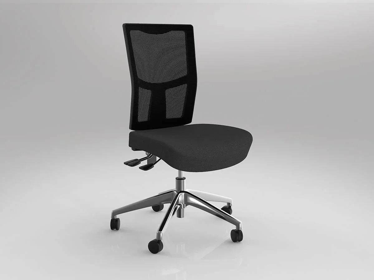 OL Urban Mesh Back Fabric Upholstered Seat Task Chair