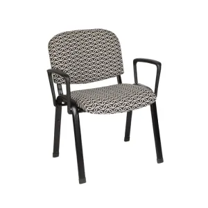MA Joshua Fabric or Vinyl Upholstered Visitor Armchair thumbnail 4