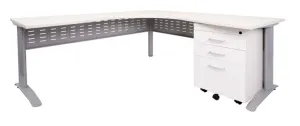 RL Span White Corner Workstations thumbnail 3