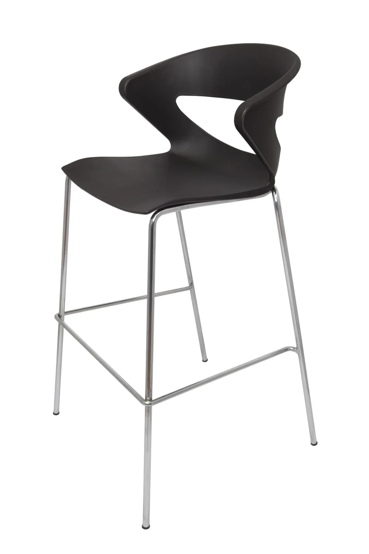 RL Taurus Chrome Leg Hospitality Bar Stool