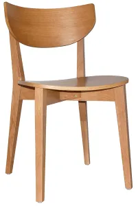 EZ Rialto Light Oak Stained Solid Timber Framed Hospitality Chair thumbnail 5