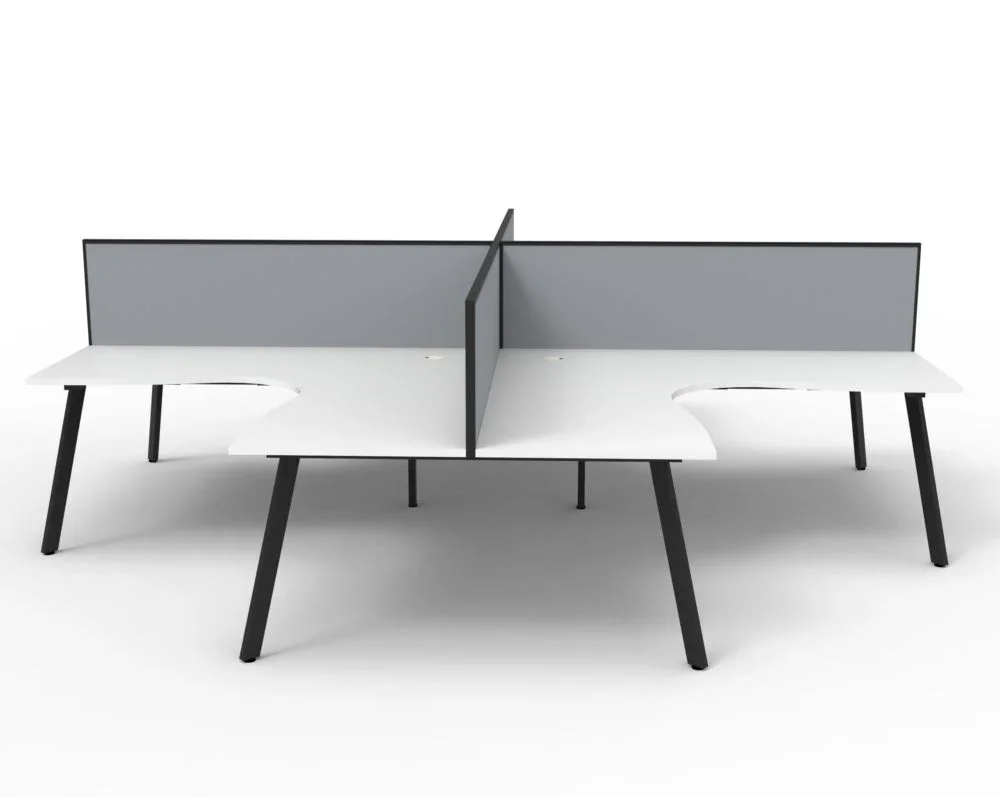 RL Eternity Workstation for 4 Users with SHUSH30 Screen