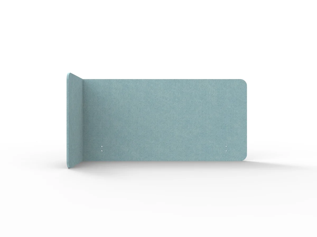 RL Acouline  Quarter Left End Wrap Screen for Workstation