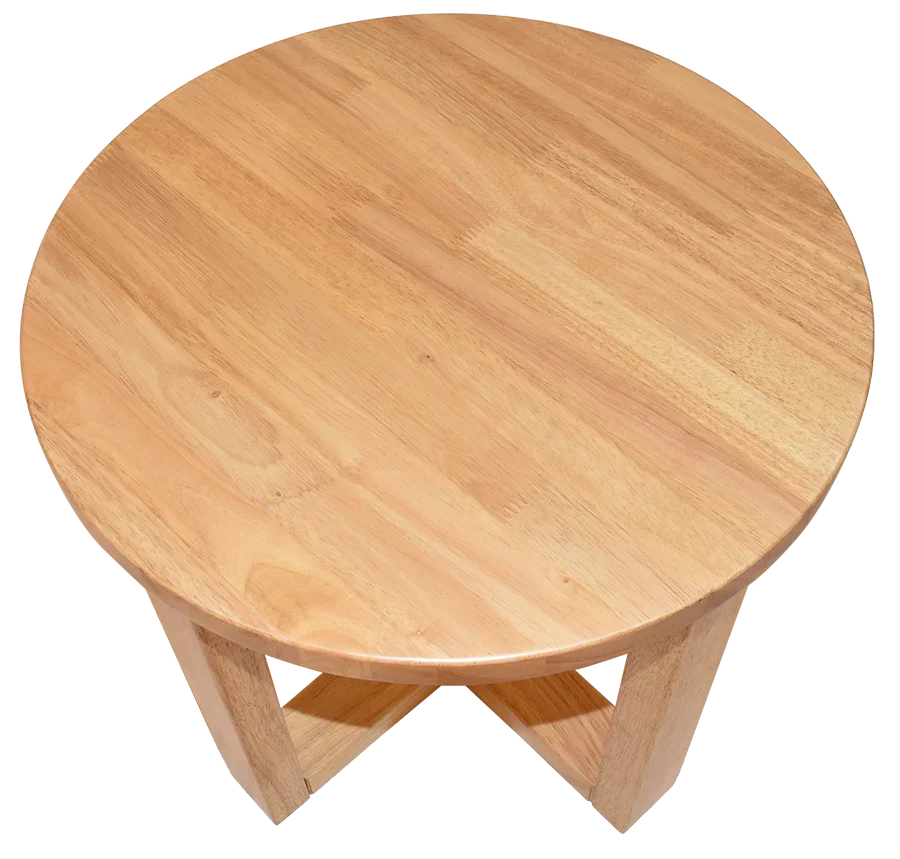 EZ COFFEE TABLE CHUNK 500MM LIGHTOAK