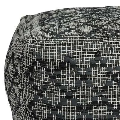 SH Houston Fabric Upholstered Square Ottoman