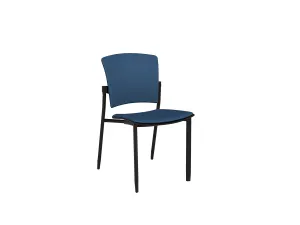 OL Padded Zipp Fabric Upholstered Hospitality Stackable Chair thumbnail 1