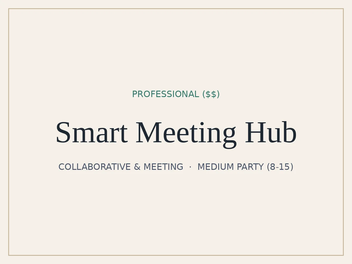 Smart Meeting Hub