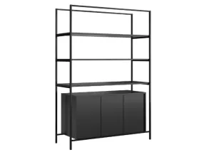 DD Otis Welded Framed 3 Door Cupboard with 3 Open Shelves thumbnail 2