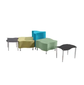 ST Impress Glass Top Reception Area Coffee Table thumbnail 3