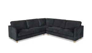 EL New York Fabric Upholstered Cnr 5 seater Sofa thumbnail 1