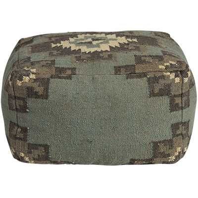 SH Haora Jute Upholstered Square Ottoman