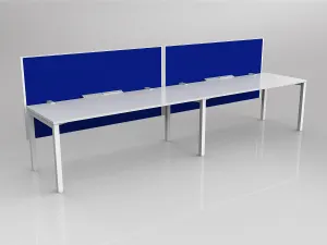 OL Axis 2 User Single Sided Workstation with Hung Screen - Breathe Fabric thumbnail 12