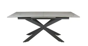 VI Iza Metal Leg Ceramic Top Extandable Dining Table thumbnail 8