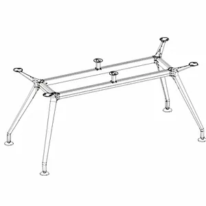 DD Apollo Metal Boardroom Table Base thumbnail 4