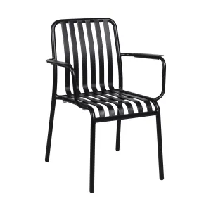 FL Bordeaux Aluminium Hospitality Stackable Outdoor Armchair thumbnail 1