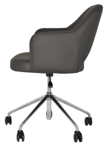 EZ ARM CHAIR ALBURY CASTOR V2 POLISHED ALUM thumbnail 10