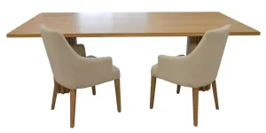 VI Callanna Fabric Upholstered Timber Leg Dining Chair thumbnail 2