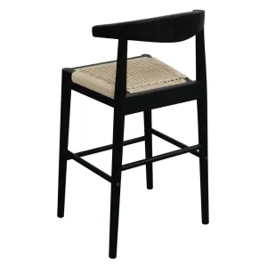 CT Arden Solid Oak Timber Loom Seat Counter Stool thumbnail 4