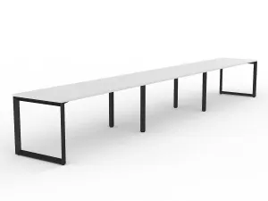 OL Anvil 3-User Workspace – White Top with Black Frame thumbnail 9