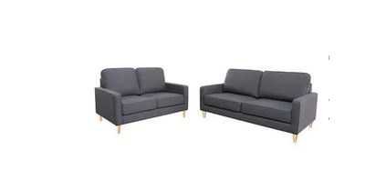 EL Coronel 2.5+2 Seater Fabric Sofa Set