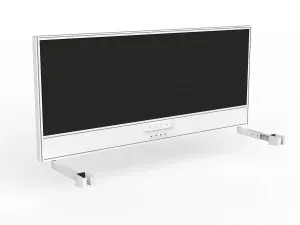 OL Studio Screen with Ducting for Agile Individual Desk – Splice Fabric with White Frame thumbnail 9
