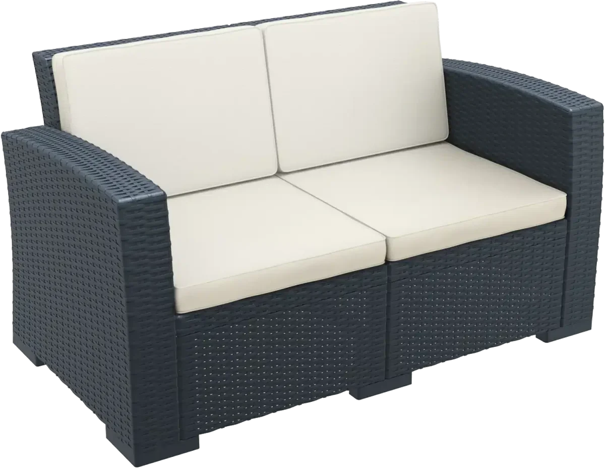 FL Monaco Hospitality Outdoor 2 Seater Lounge with Cushion