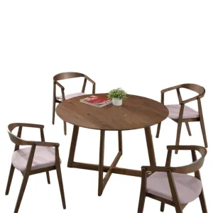 HE Monte Solid Timber Fabric Upholstered Dining Chair - Set of 2 thumbnail 2